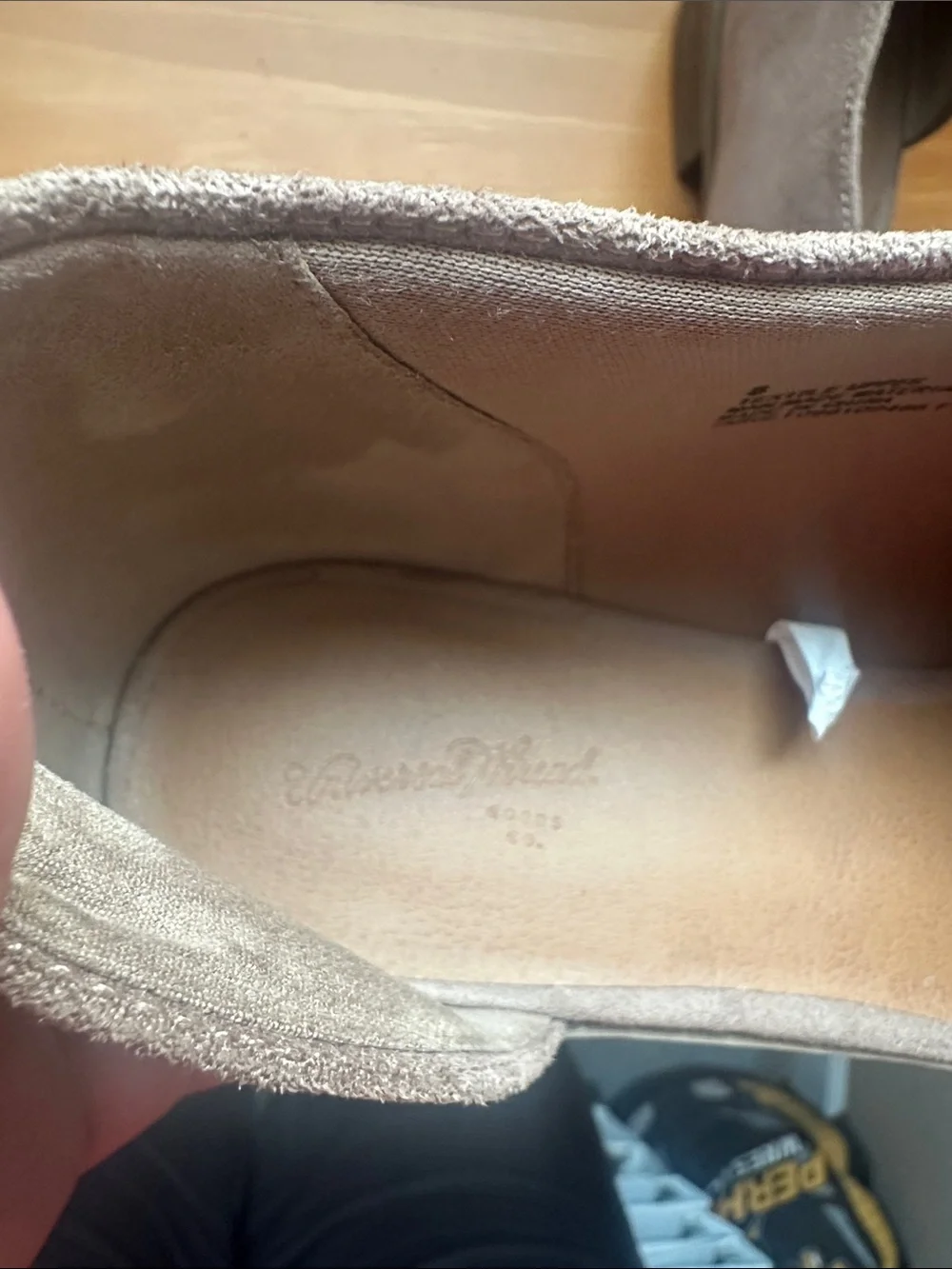 Universal Thread Taupe Pointed D'Orsay Flats